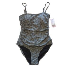 NWT DKNY Swimsuit, Removable Straps, S